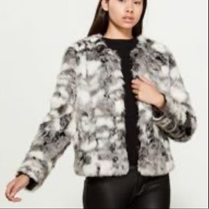 Love Token Faux Fur Jacket